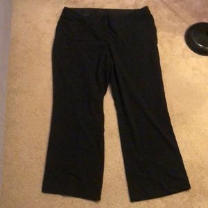 Lane Bryant Black Dress Slacks 22 Regular